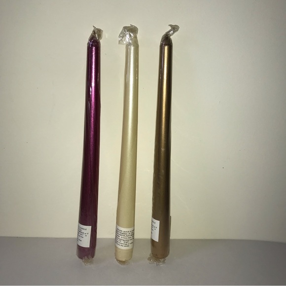 Metallic Taper Candles Christmas Around the World 10” - Picture 6 of 6